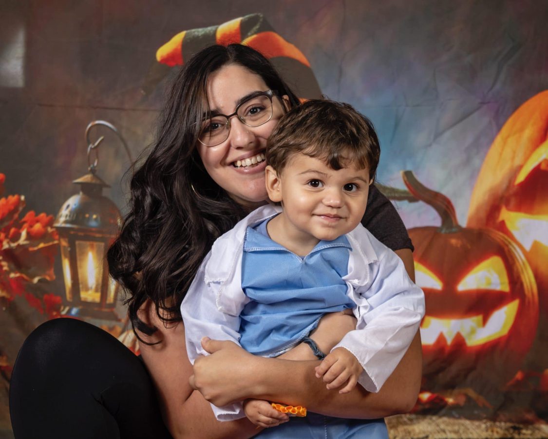 Image from Halloween in our House - Mother and child