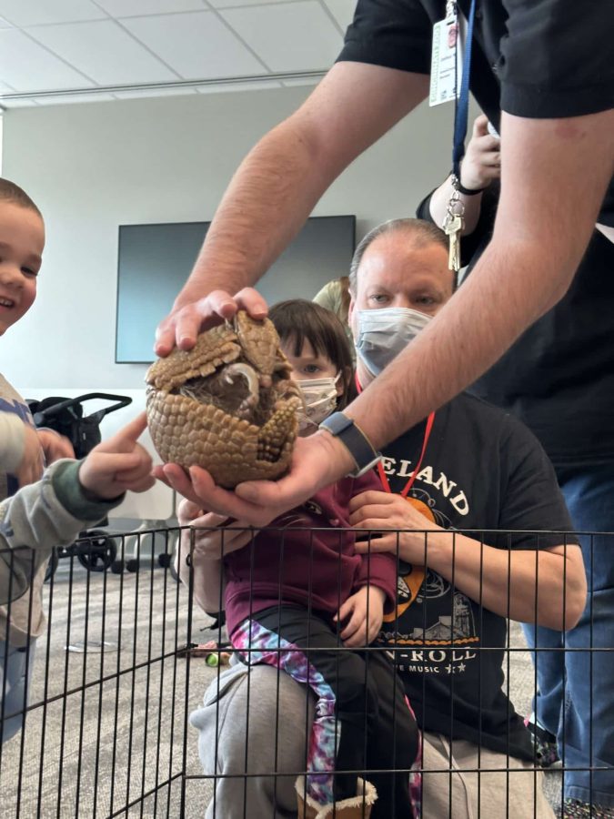 Image from Programs they love - Showing a mysterious creature to the kids