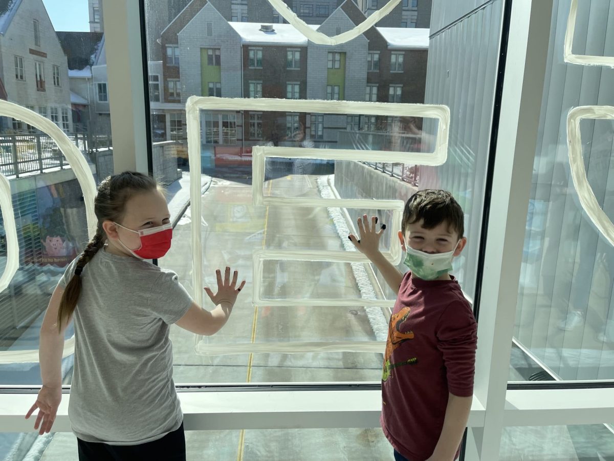 Image from Who Dey - Little boy and a girl in the hallway