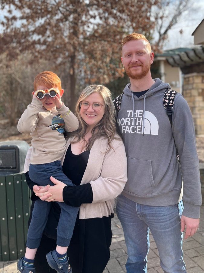 Warner, Mom, Dad- Zoo Day